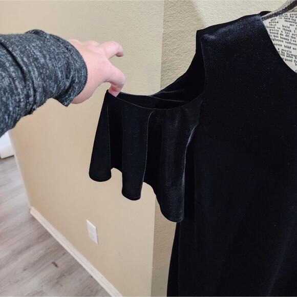 Calvin Klein black Cold Shoulder Cocktail Dress Plus Size 22W New‎ - Picture 2 of 7